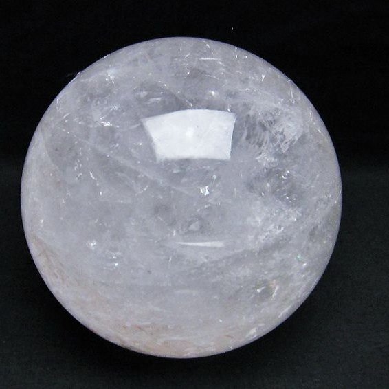 1.9Kg ヒマラヤ水晶 丸玉 113mm [T718-2748]