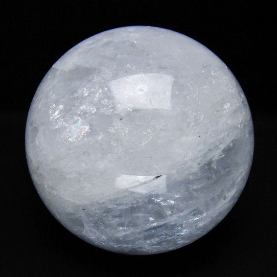 2Kg ヒマラヤ水晶 丸玉 120mm [T718-3317]