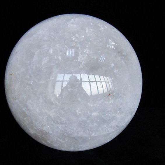 21.5Kg ヒマラヤ水晶 丸玉 250mm 同梱不可[T718-3350]