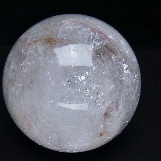 1.6Kg ヒマラヤ水晶 丸玉 110mm [T718-3414]