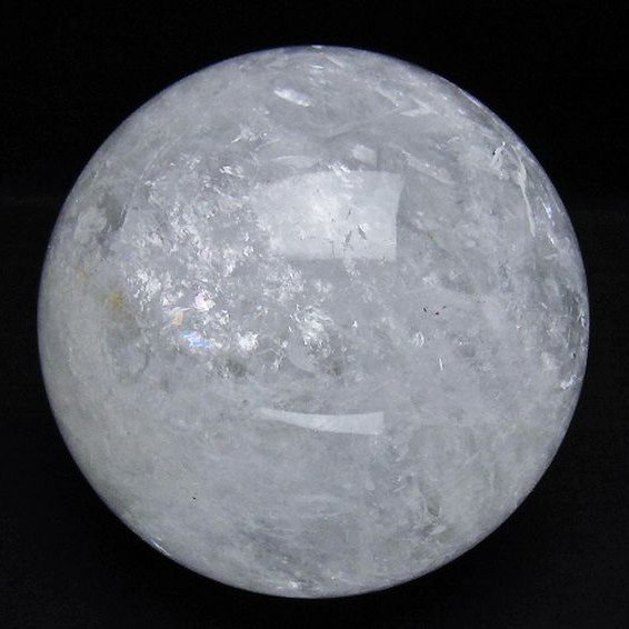 1.9Kg ヒマラヤ水晶 丸玉 115mm [T718-3443]