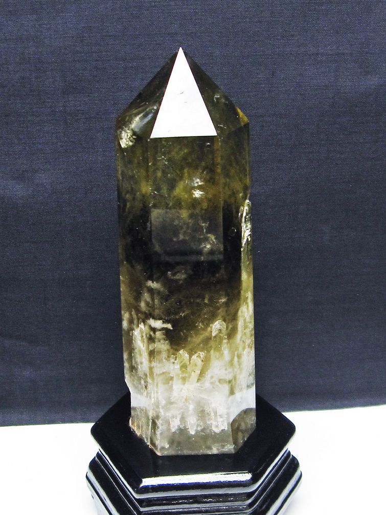 シトリン水晶 六角柱[T719-4317]