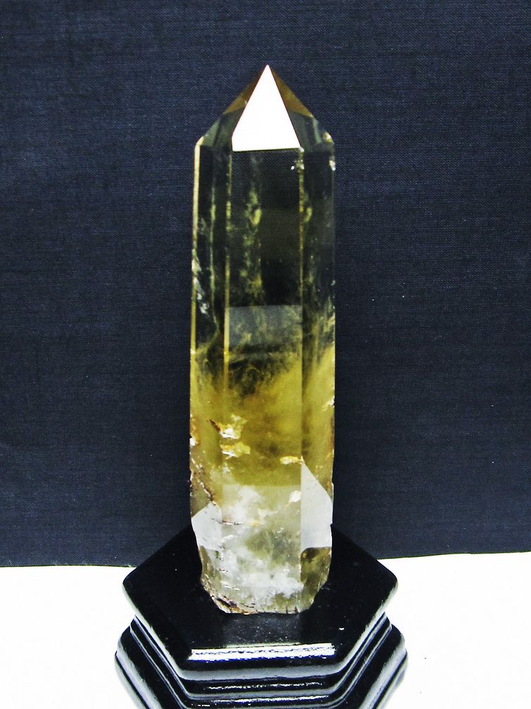 シトリン水晶 六角柱 [t719-4356]