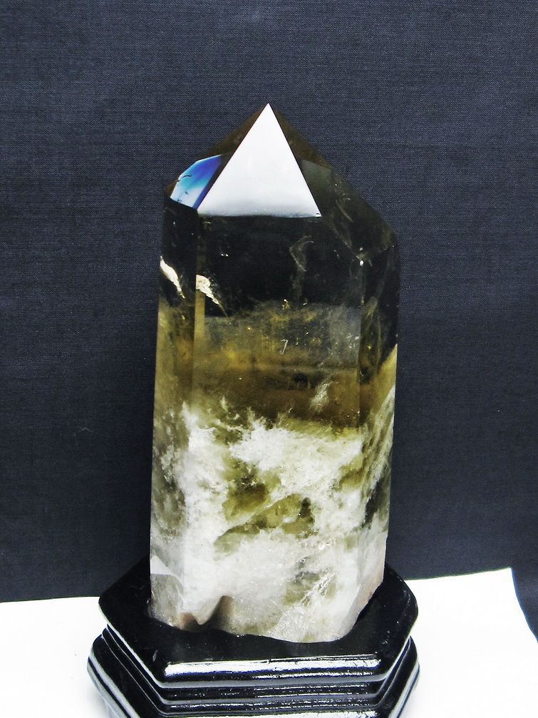 1.5Kg シトリン水晶 六角柱[T719-4410]