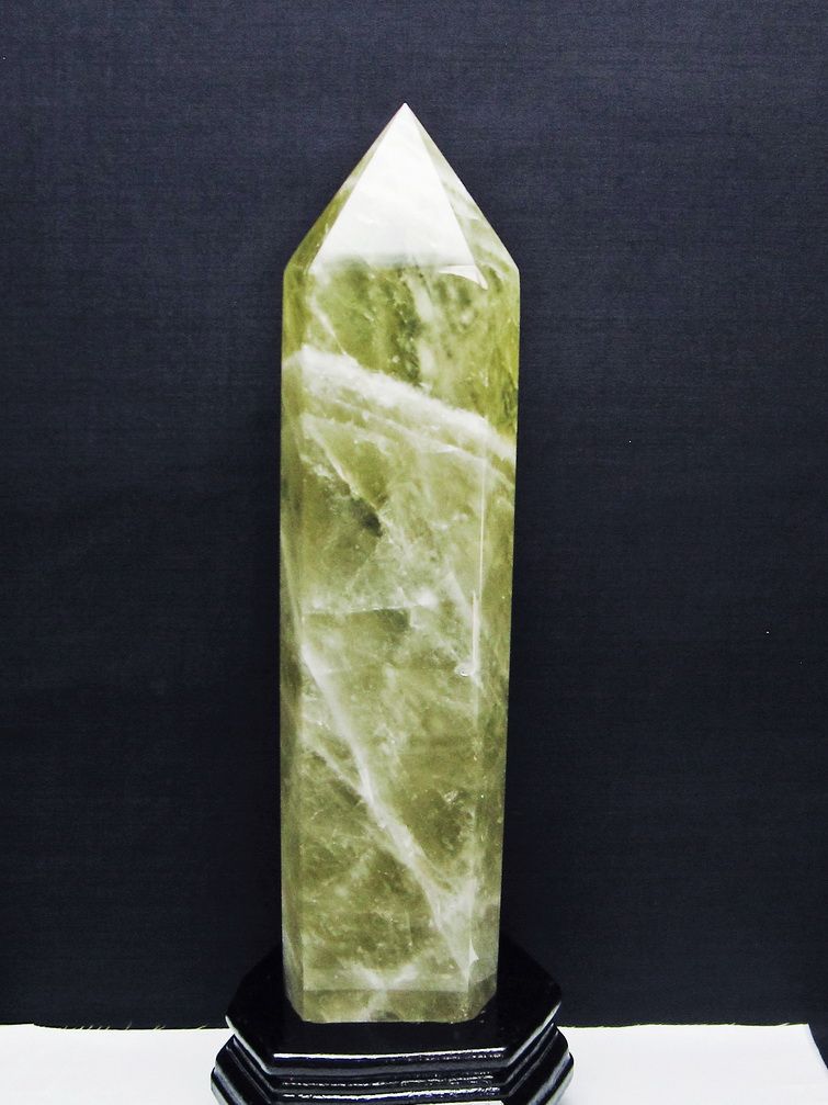 2.1Kg シトリン水晶 六角柱[T719-4518]