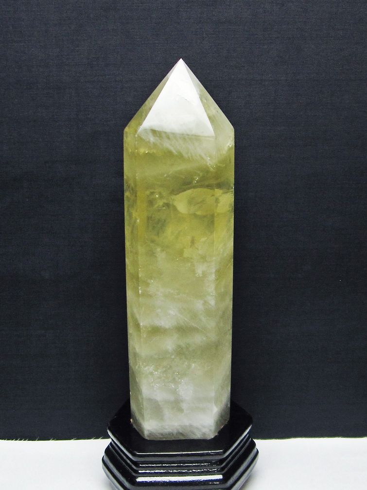 1.6Kg シトリン水晶 六角柱[T719-4523]