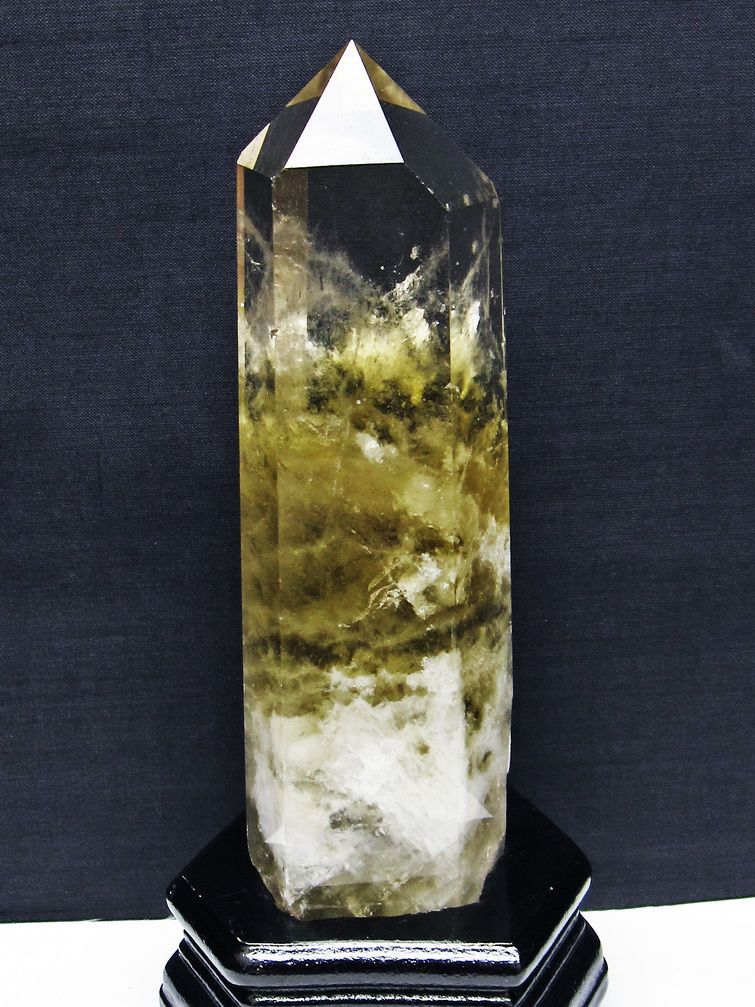 シトリン水晶 六角柱 [t719-4963]