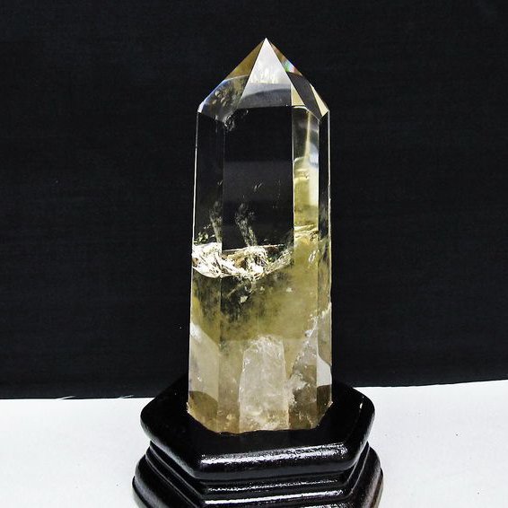 シトリン水晶 六角柱[T719-5002]