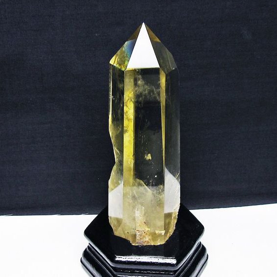 シトリン水晶 六角柱[T719-5028]