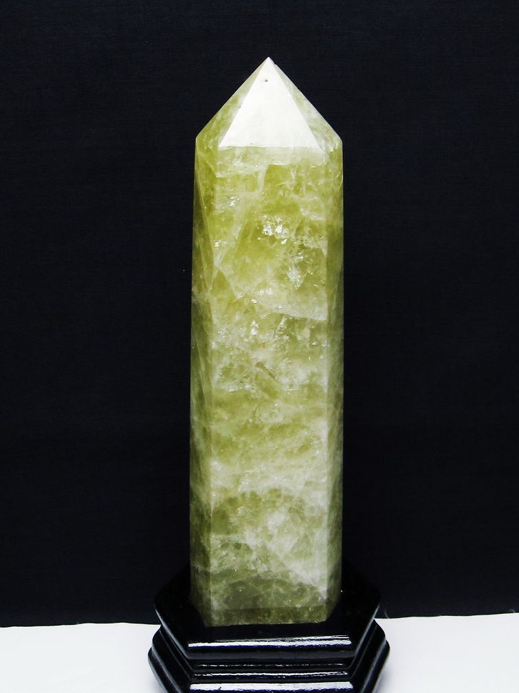 1.3Kg シトリン水晶 六角柱 [t719-5181]