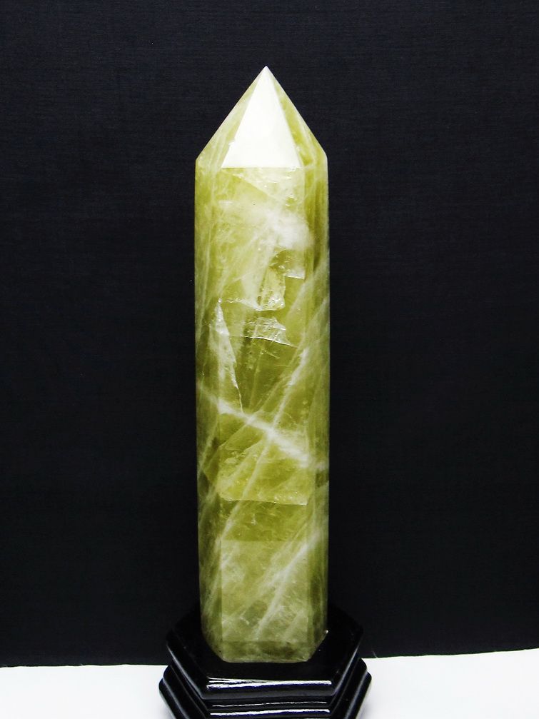 1.4Kg シトリン水晶 六角柱 [t719-5210]