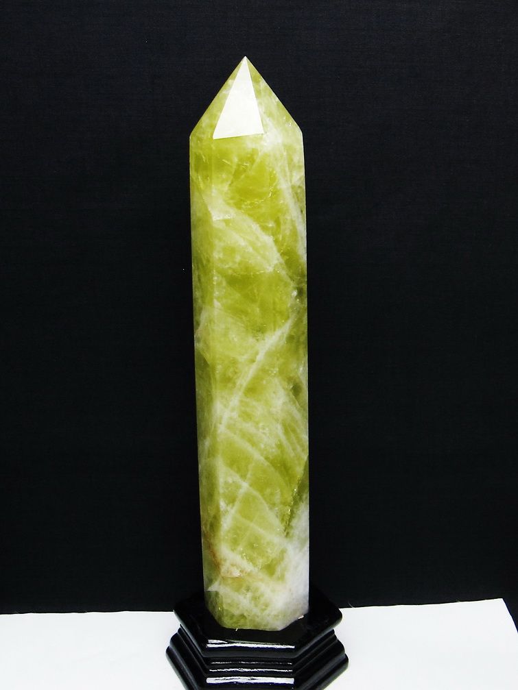 1.3Kg シトリン水晶 六角柱 [t719-5265]