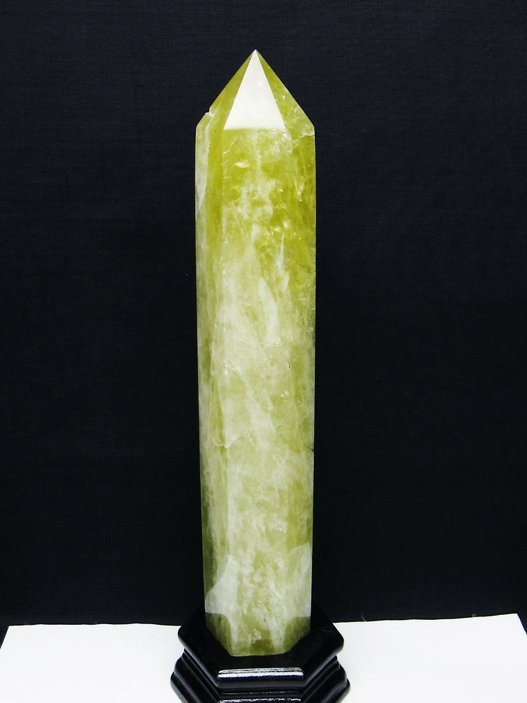 1.3Kg シトリン水晶 六角柱 [t719-5272]