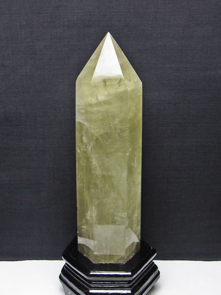 1.4Kg シトリン水晶 六角柱 [t719-5348]