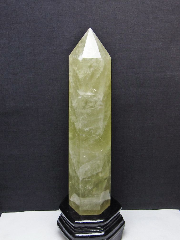 1.5Kg シトリン水晶 六角柱 [t719-5366]