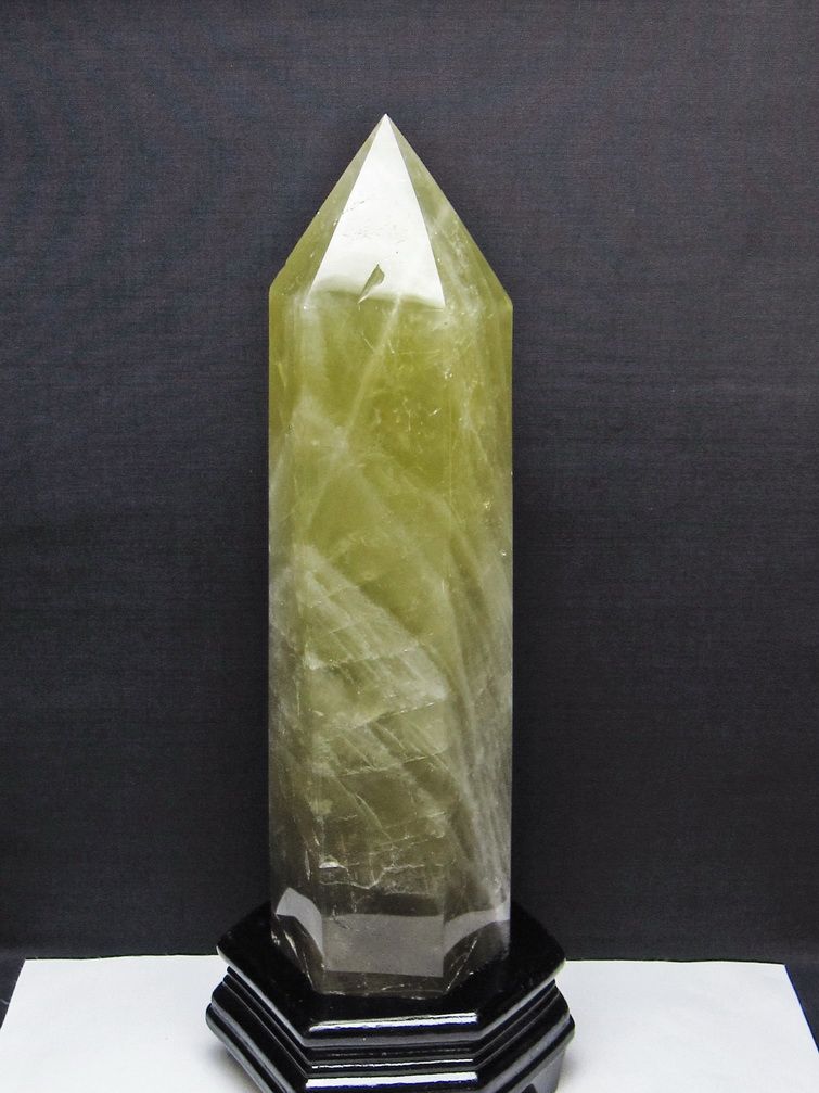 2.6Kg シトリン水晶 六角柱 [t719-5371]