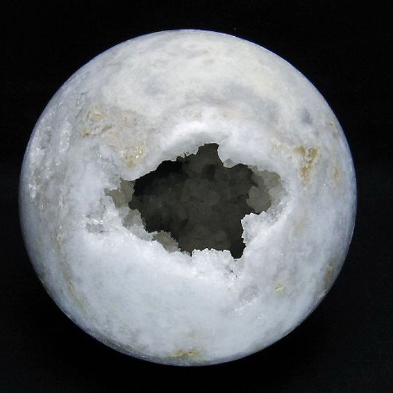 1Kg モロッコ産 水晶 笑口 丸玉 117mm [T722-1021]