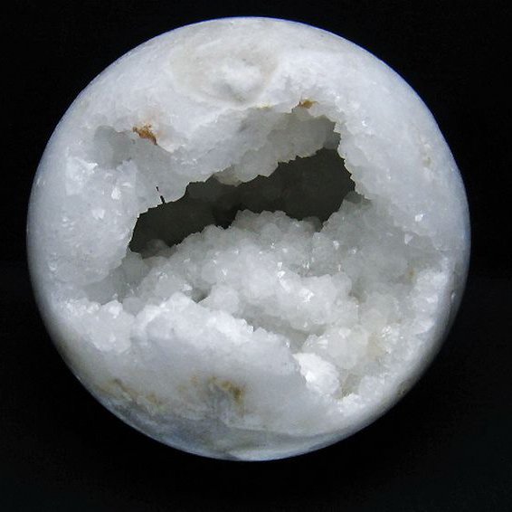 4.9Kg モロッコ産 水晶 笑口 丸玉 180mm [T722-1032]