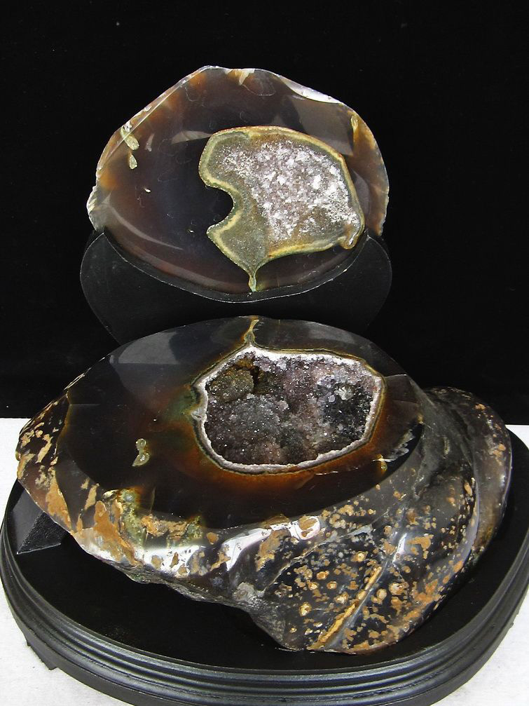 4.2Kg ウルグアイ産 メノウペア水晶トレジャーアメジスト[T722-533]