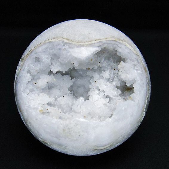 モロッコ産 水晶 笑口 丸玉 78mm [T722-664]