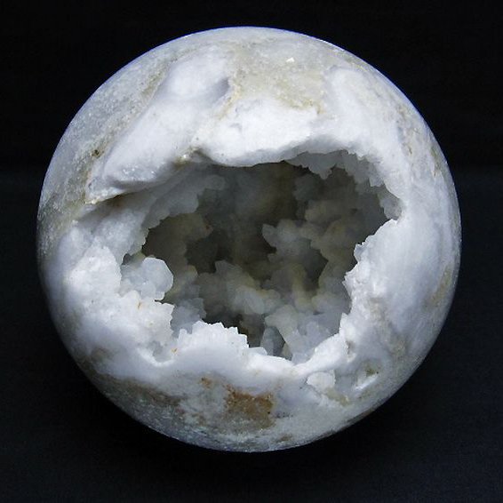 モロッコ産 水晶 笑口 丸玉  113mm [T722-857]