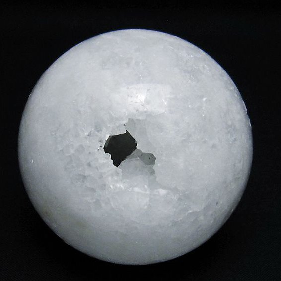 モロッコ産 水晶 笑口 丸玉 62mm [T722-882]