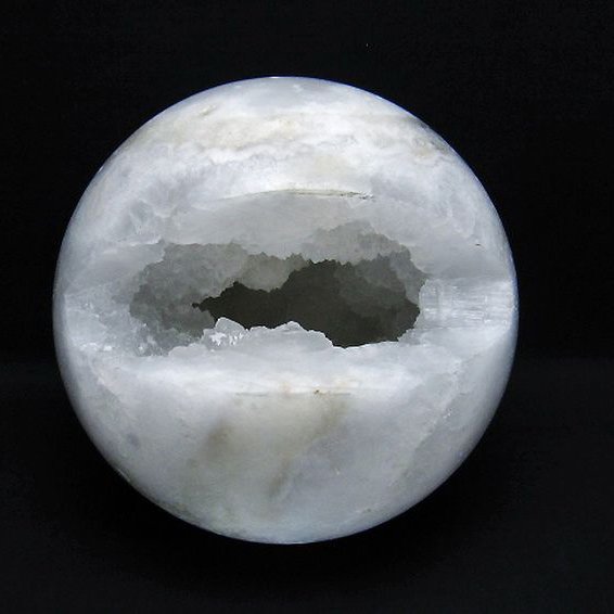 7Kg モロッコ産 水晶 笑口 丸玉 190mm [T722-997]