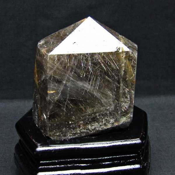 プラチナルチル入水晶 六角柱[T725-2058]