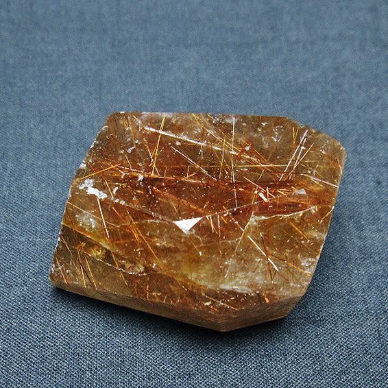 金針ルチル水晶 原石[T725-2284]