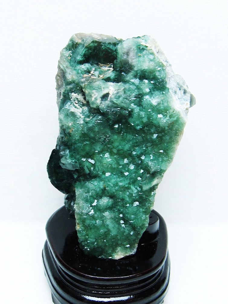 1.6Kg 緑フローライト 原石[T726-1644]