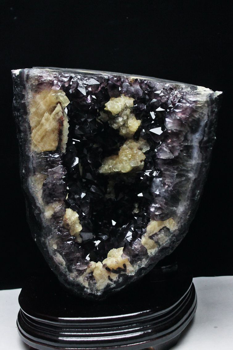 11.6Kg ウルグアイ産 カルサイトアメジストクラスター[T727-423]