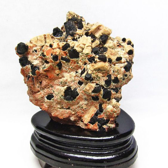 山東省産 モリオン 純天然 黒水晶 クラスター[T728-1490]