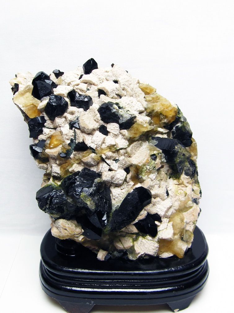 2.4Kg 山東省産 モリオン 純天然 黒水晶 クラスター[T728-1926]