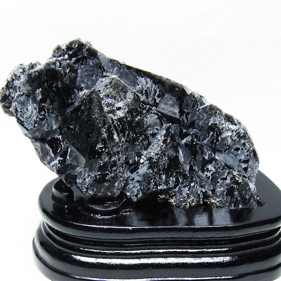 山東省産 モリオン 純天然 黒水晶 クラスター [t728-2324]