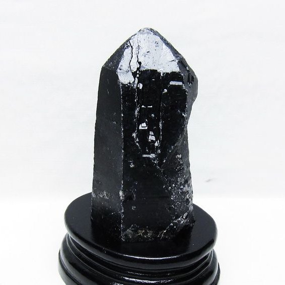 山東省産 モリオン 純天然 黒水晶 原石 [t728-2331]