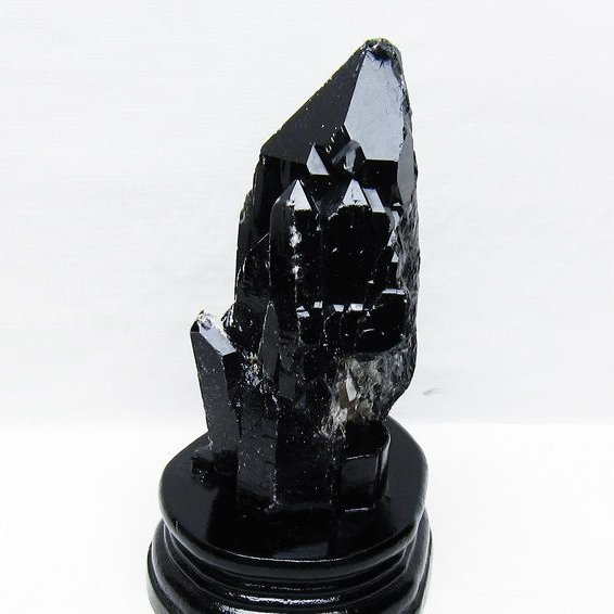 山東省産 モリオン 純天然 黒水晶 原石 [t728-2346]