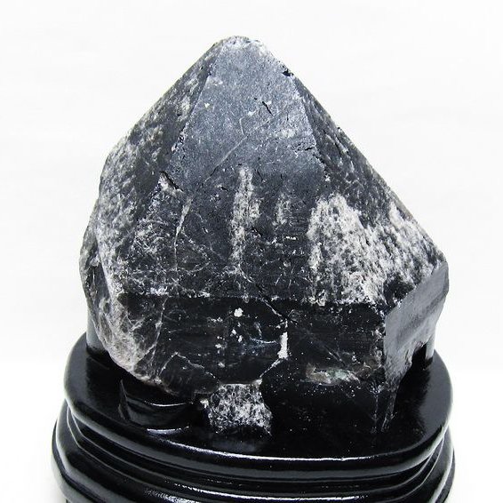 2Kg 山東省産 モリオン 純天然 黒水晶 原石 [t728-2374]