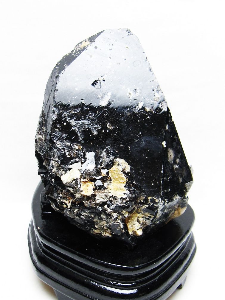 2.3Kg 山東省産 モリオン 純天然 黒水晶 原石[T728-2383]