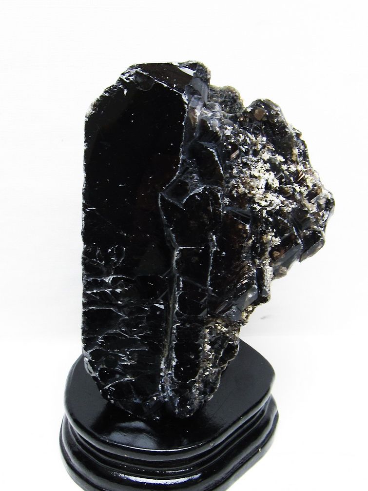 1.8Kg 山東省産 モリオン 純天然 黒水晶 原石 [t728-2392]