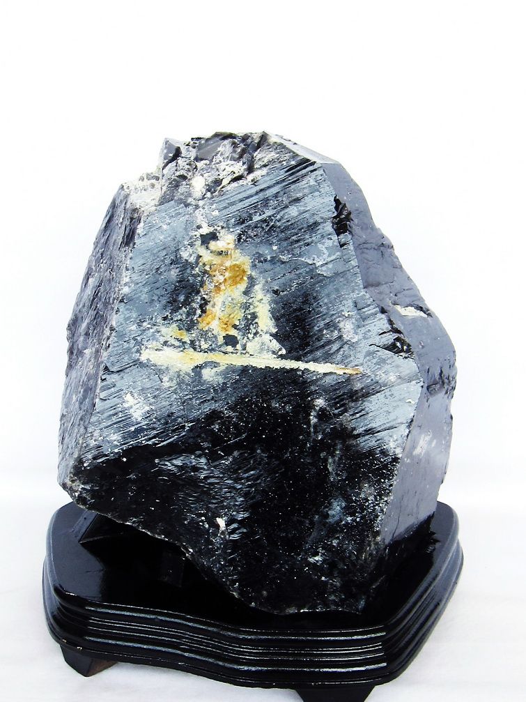 19.3Kg 山東省産 モリオン 純天然 黒水晶 原石 同梱不可[T728-2421]