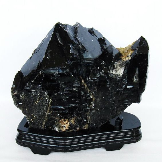 14.8Kg 山東省産 モリオン 純天然 黒水晶 原石 同梱不可[T728-2435]