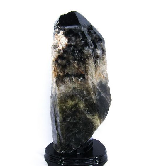 27.3Kg モリオン 純天然 黒水晶 カテドラルライブラリー 水晶 原石 同梱不可 [T735-3806]