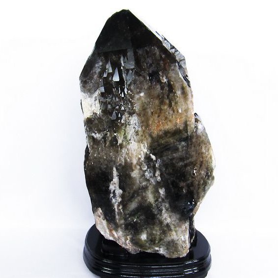 40.1Kg モリオン 純天然 黒水晶 カテドラルライブラリー 水晶 原石 同梱不可 [T735-3811]