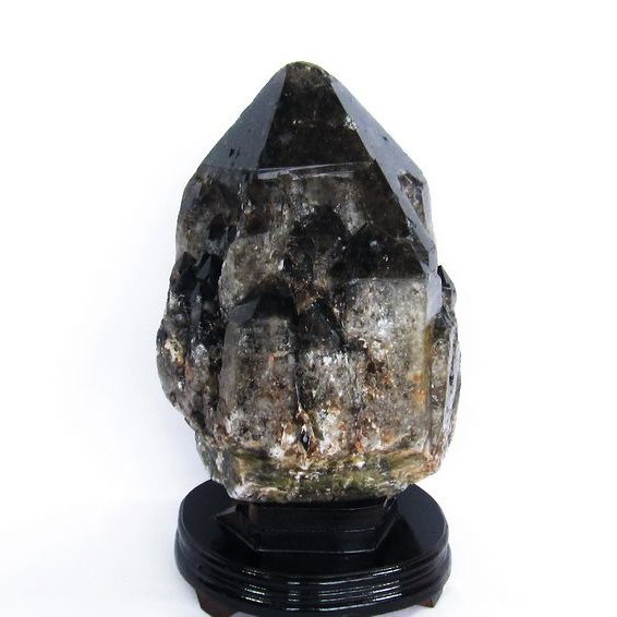 21.6Kg モリオン 純天然 黒水晶 カテドラルライブラリー 水晶 原石 同梱不可 [T735-3817]