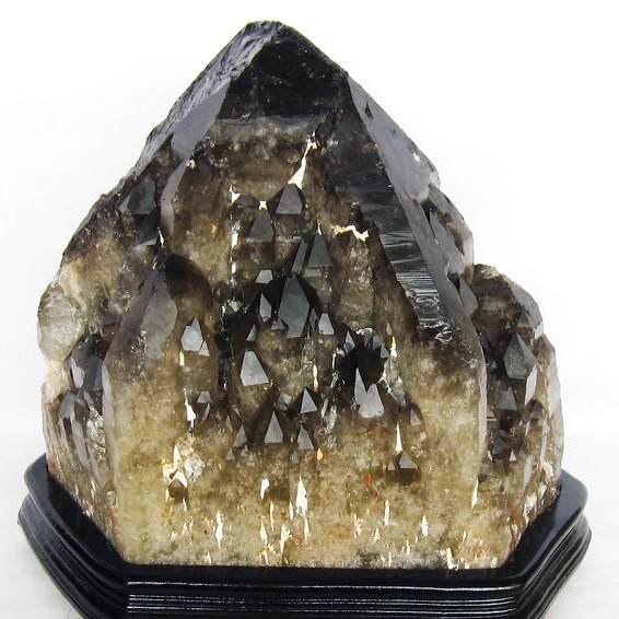 24.1Kg ライトニング カテドラルライブラリー 水晶 原石 同梱不可 [t735-4019]