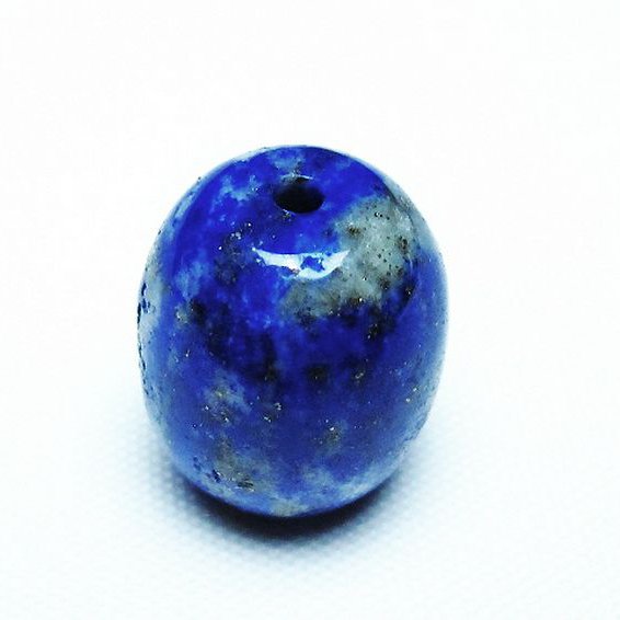 ラピスラズリ バレル型 ビーズ [t74-3706]