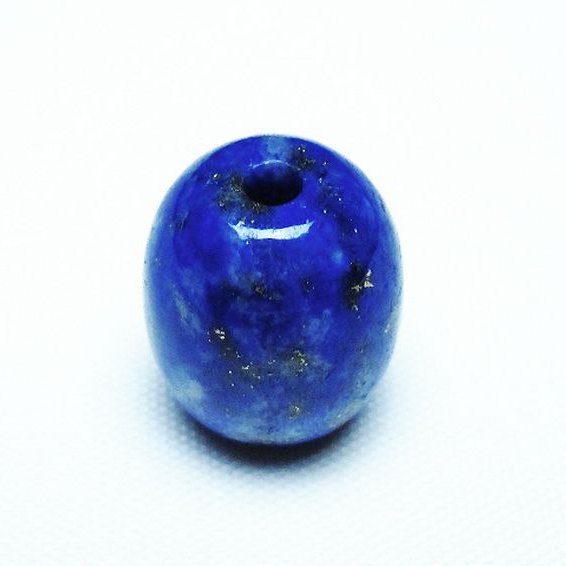ラピスラズリ バレル型 ビーズ [t74-3749]