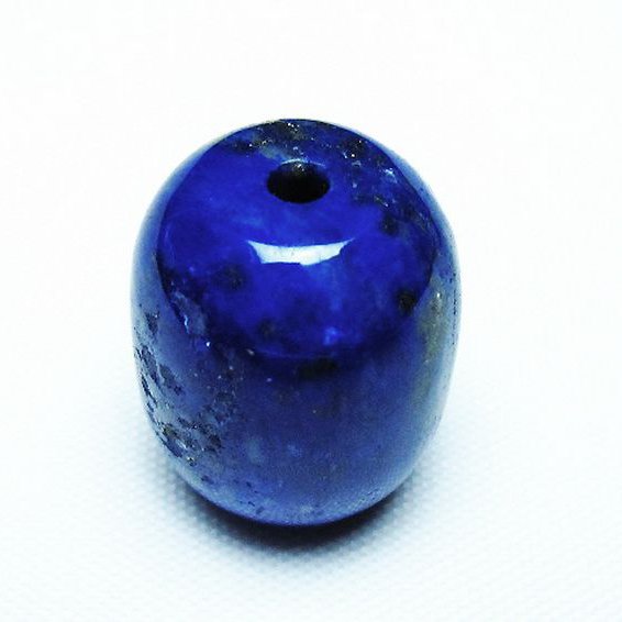 ラピスラズリ バレル型 ビーズ [t74-3845]