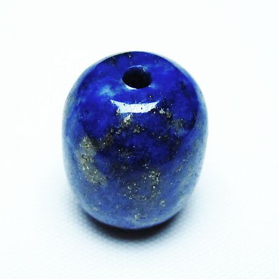 ラピスラズリ バレル型 ビーズ [t74-3854]