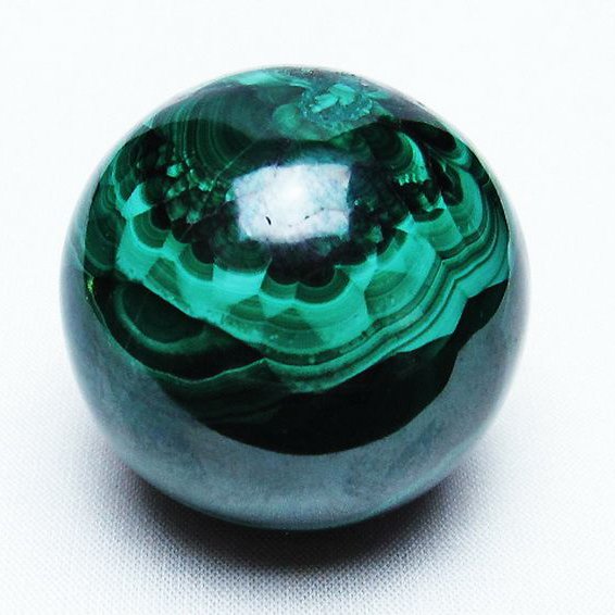 マラカイト 丸玉 44mm [T740-687]
